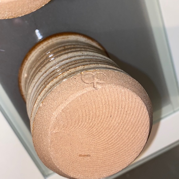 Glazed Hand Crafted Decorative Clay Pitcher and Cup Set-of 2 - Picture 12 of 16